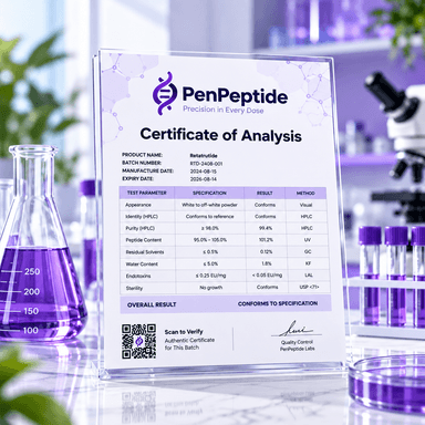 Sample Certificate of Analysis – The Penpeptide