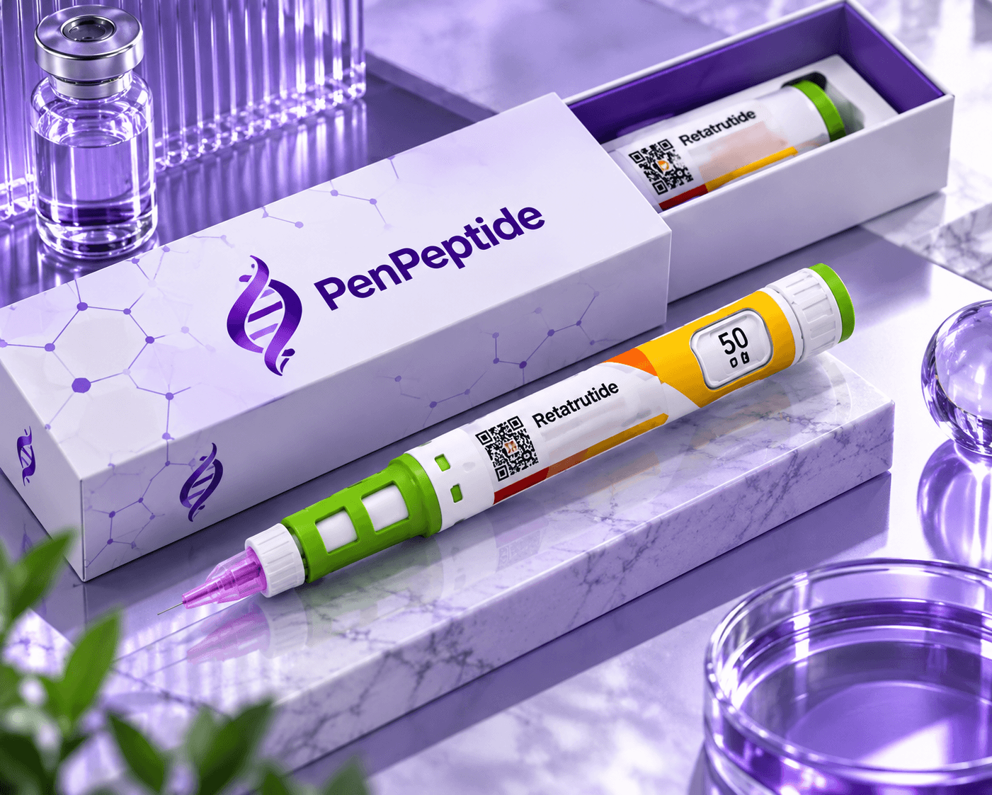 Research peptides and branded packaging – The Penpeptide